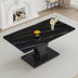 Black Modern Dining Table with MDF Legs - F-790 for Home & Office - Minihomy