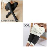 Fleece-lined Thickened Sheer Tights Leggings Transparent One-piece Superb Pantynose