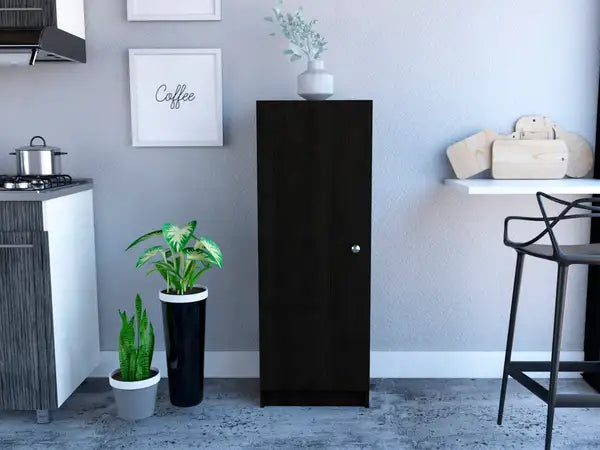 Black Wengue Richmond Rectangle Pantry Cabinet