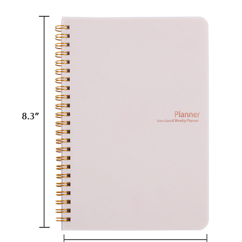 Non Dated Daily Weekly Monthly Planner Agenda Notebook Diary
