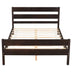 Espresso Full Bed with Headboard and Footboard - Minihomy