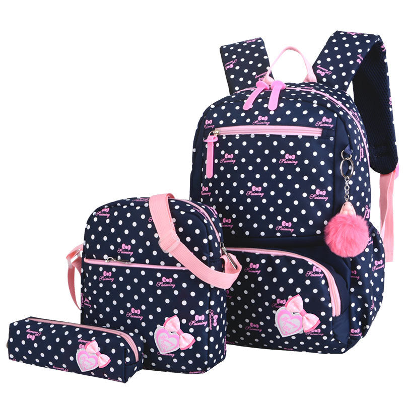 Elementary School Girl Korean Style Cute Princess Backpack - Minihomy