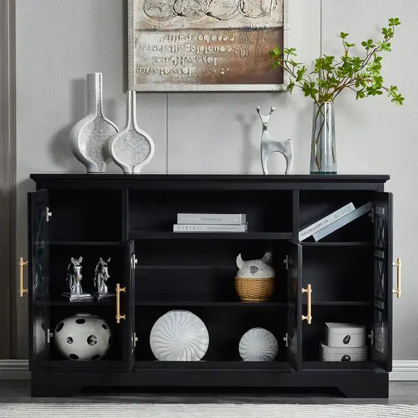 Modern Sideboard Buffet Table with Doors - Storage & Style for Your Home - Minihomy