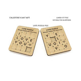 LOVE Puzzle Wooden Puzzle Game - Minihomy