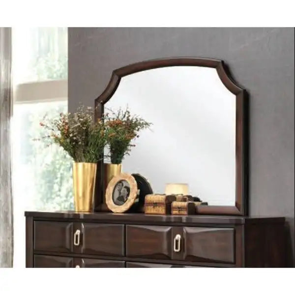 ACME Lancaster Espresso Mirror - 24x36 - Home Decor - Minihomy