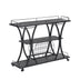 Industrial Bar Cart Kitchen Bar&Serving Cart for Home with Wheels 3 -Tier Storage Shelves - Minihomy