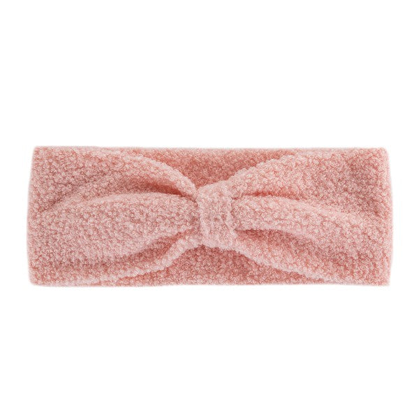 Teddy Bear Knit Headband for Kids - Warm Winter Accessory