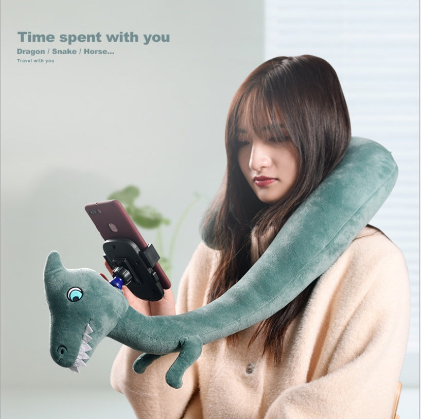 2-in-1 Lazy Support U-shaped Pillow