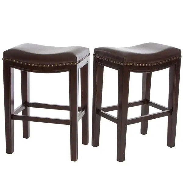 TIFFIN Studded Counter Stools (Set of 2)