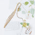 Creative Flower specimens Bookmark Pendant Metal Book mark - Minihomy