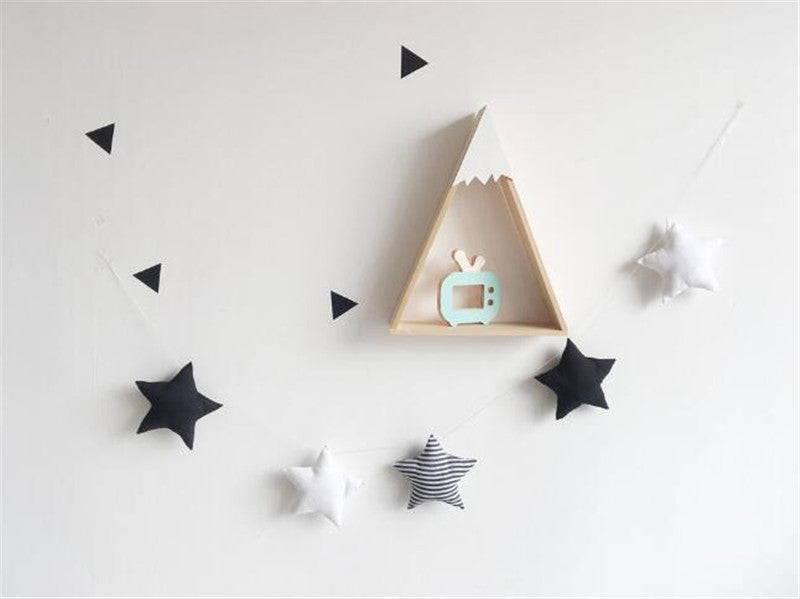 Kids Room Decoration Hanging Wall Decor Felt Fabric Cloud Garland String Party Banner - Minihomy