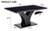 Black Modern Dining Table with MDF Legs - F-790 for Home & Office - Minihomy