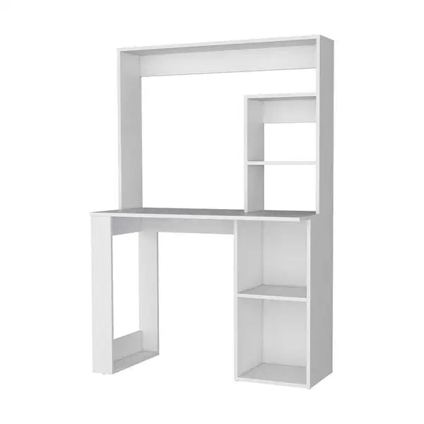 Carroll Computer Desk with Hutch & Storage: Modern Home Office Desk