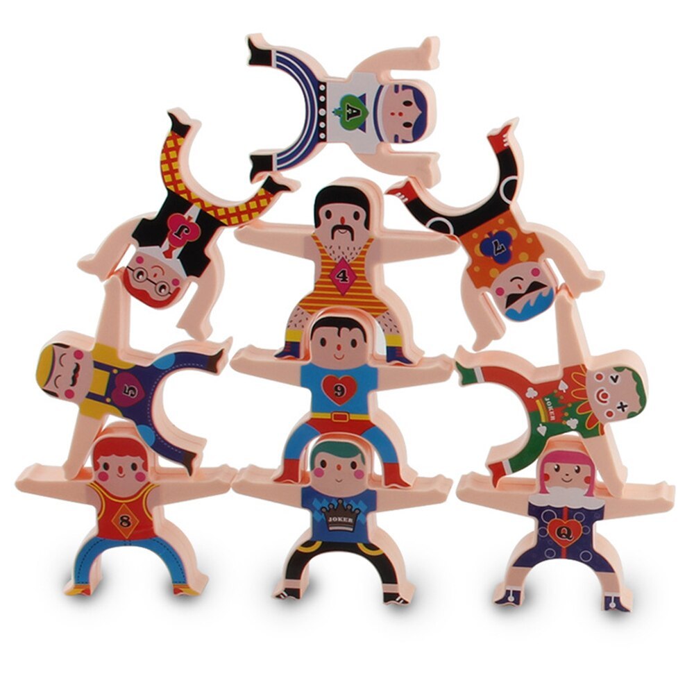 Multiplayer Cartoon Hercules Building Blocks Parent-child Interactive Toy Stacking High Game Balance Plastic Blocks