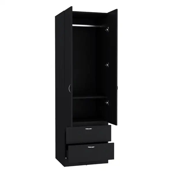 Black Armoire for Bedroom - Marlton Design - Minihomy