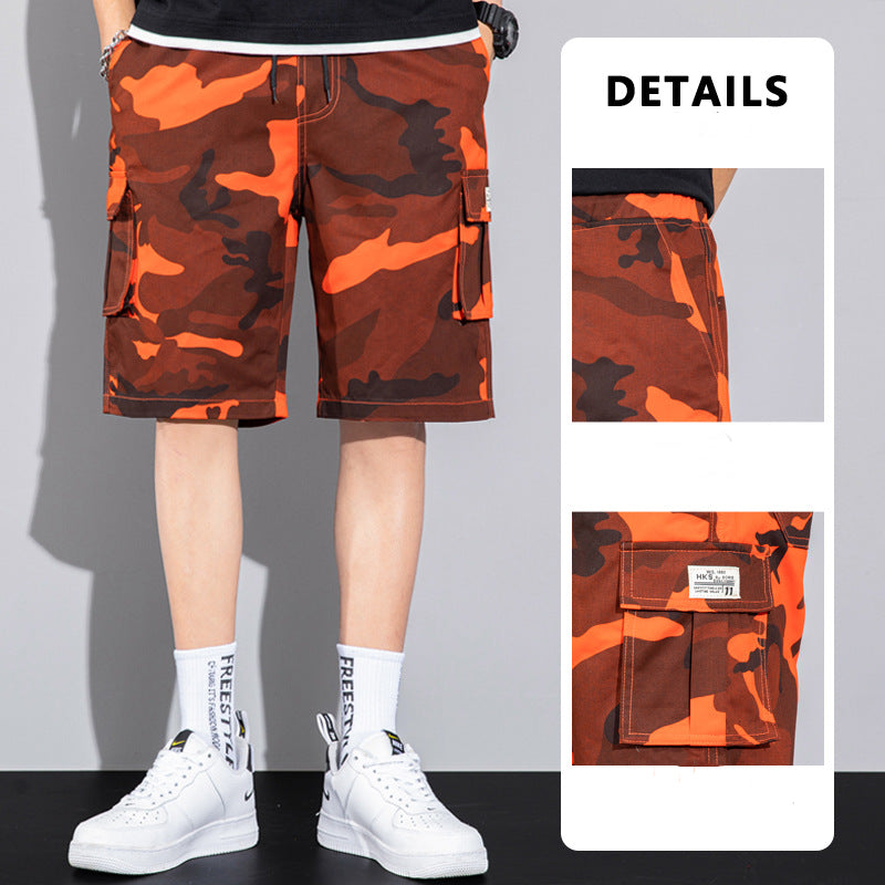 Casual Drawstring Cargo Shorts With Multi Pocket Summer Outdoor Men's Beach Pants: Your Essential Summer Companion