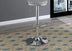 Modern Gray Faux Leather Bar Stools with Adjustable Gas Lift - Set of 2 - Minihomy