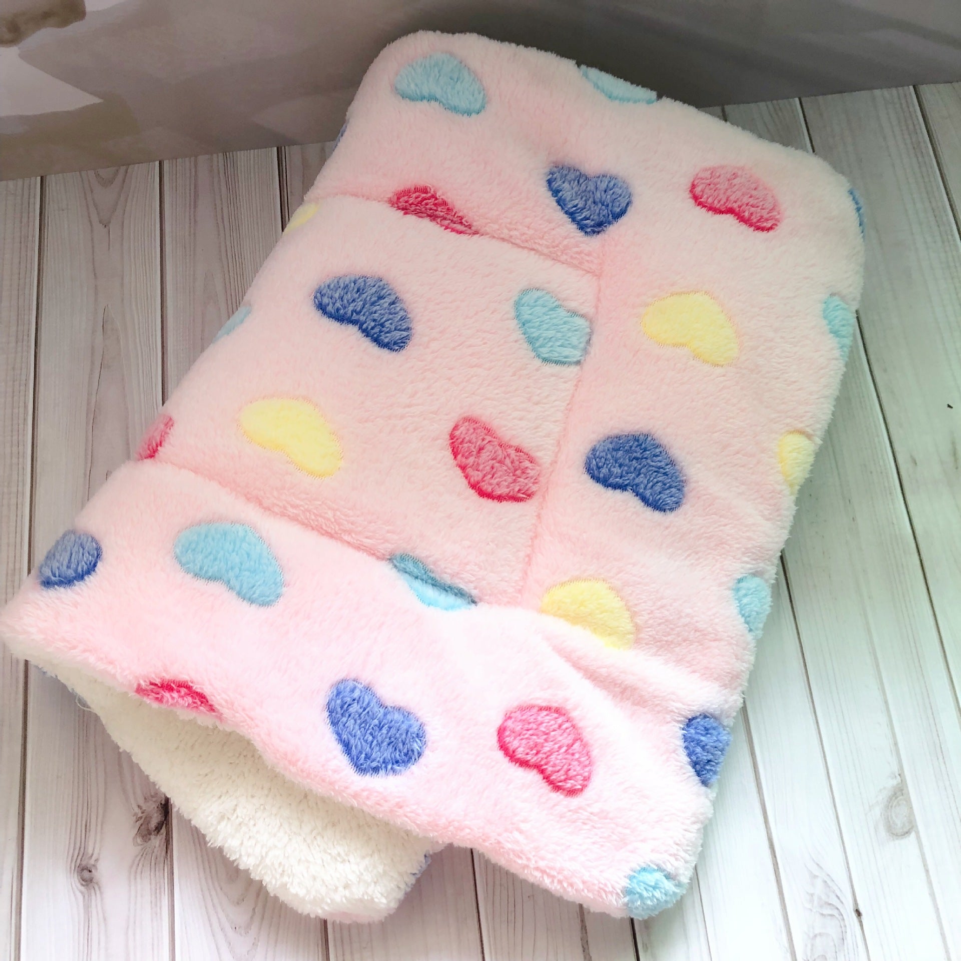 Soft Pet Dog Cat Flannel Thick Blanket