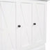 Pine Murphy Bed with Charging Station, Storage & Cube Cabinet - Full, White - Minihomy