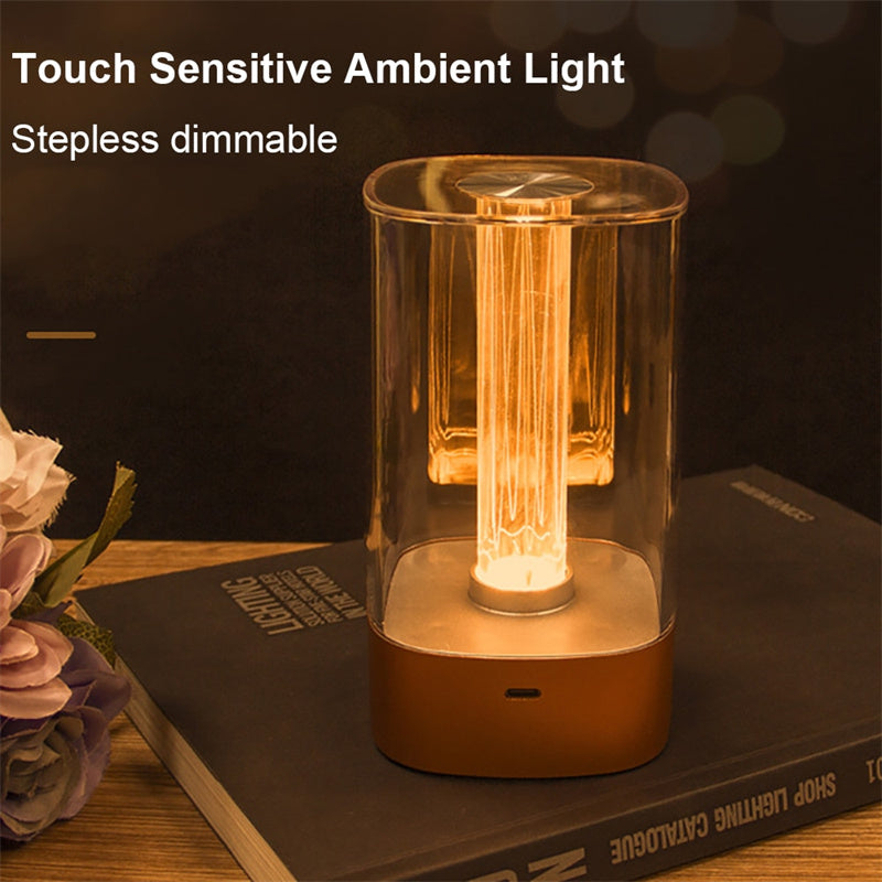 LED Touch Atmosphere Light - USB Charging Bedside Lamp - Minihomy