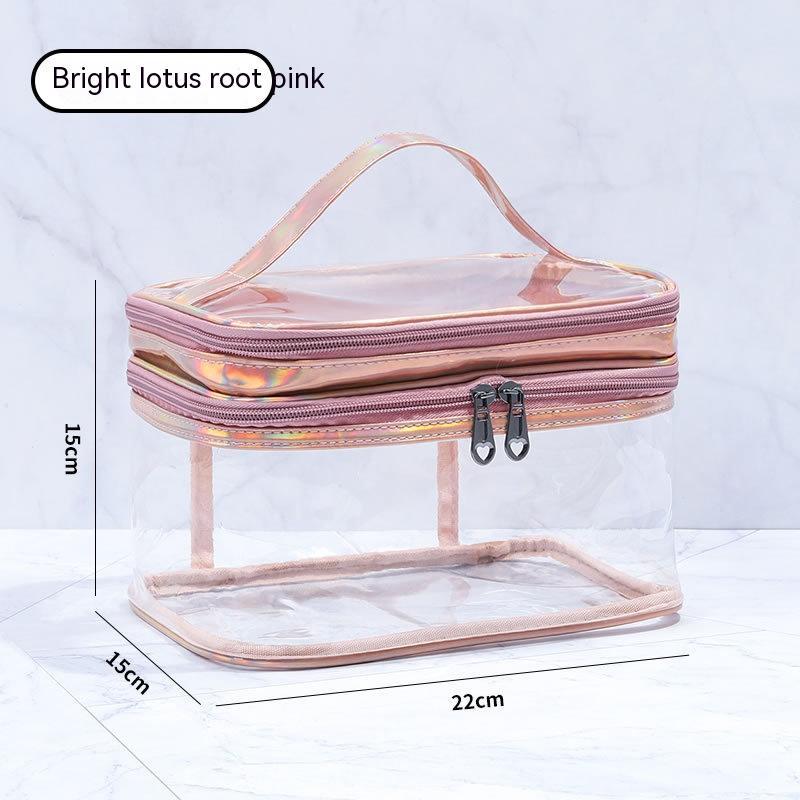 Clear Makeup Organizer Bag for Women - Travel & Home Storage