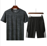 Summer fitness suit sport T-shirt shorts running suit man