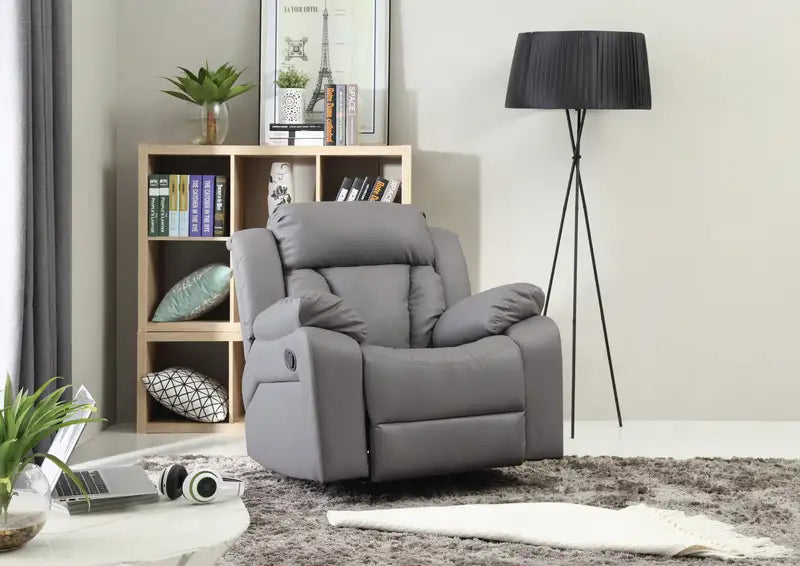 Gray Rocker Recliner: Stylish & Cozy Accent Chair