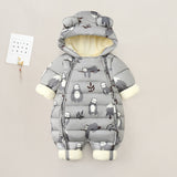 Baby winter white down jacket - Minihomy