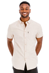 Casual Short Sleeve Solid Shirts