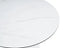 106cm Round Tulip Dining Table in White Marble - White - Minihomy