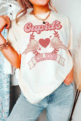 Plus Size - Cupid's Club Graphic T-Shirt