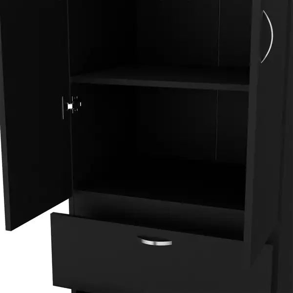 Black Armoire for Bedroom - Marlton Design - Minihomy