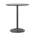 35 Inch Round Cast Aluminum Bar Table - Outdoor Patio Furniture - Minihomy