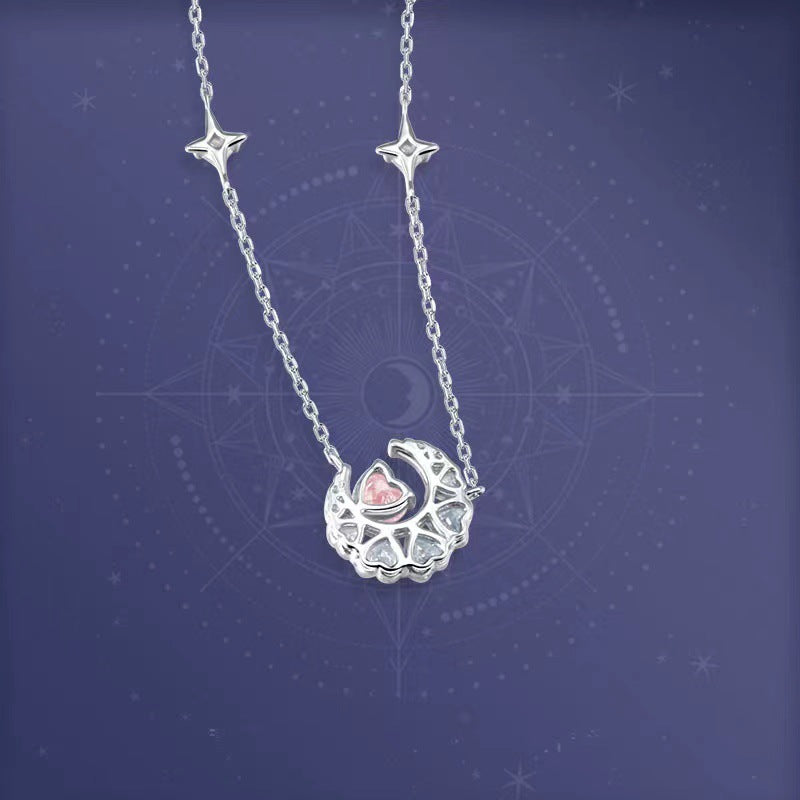 Stars And Moon Necklace - Love Jewelry