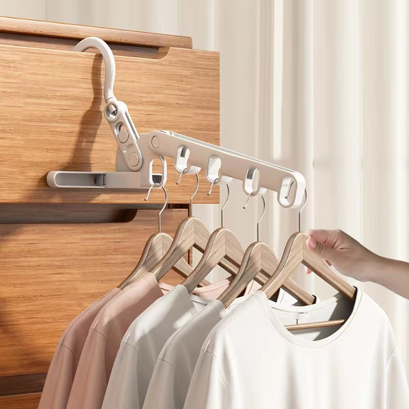 Folding Clothes Hanger Portable Travel Hotel Drying Rack Necessary For Business