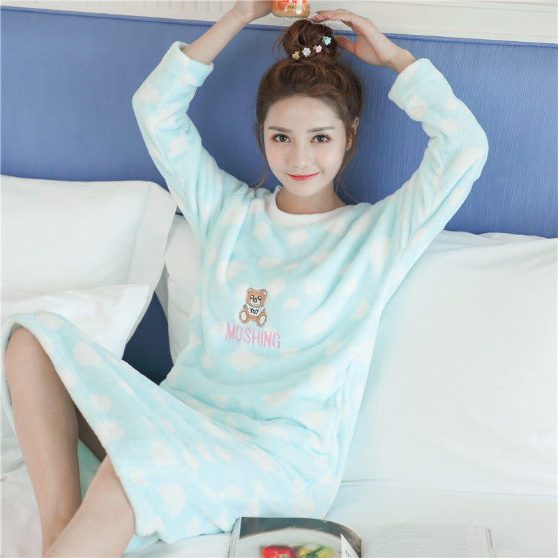 Autumn And Winter Pajamas Women - Minihomy