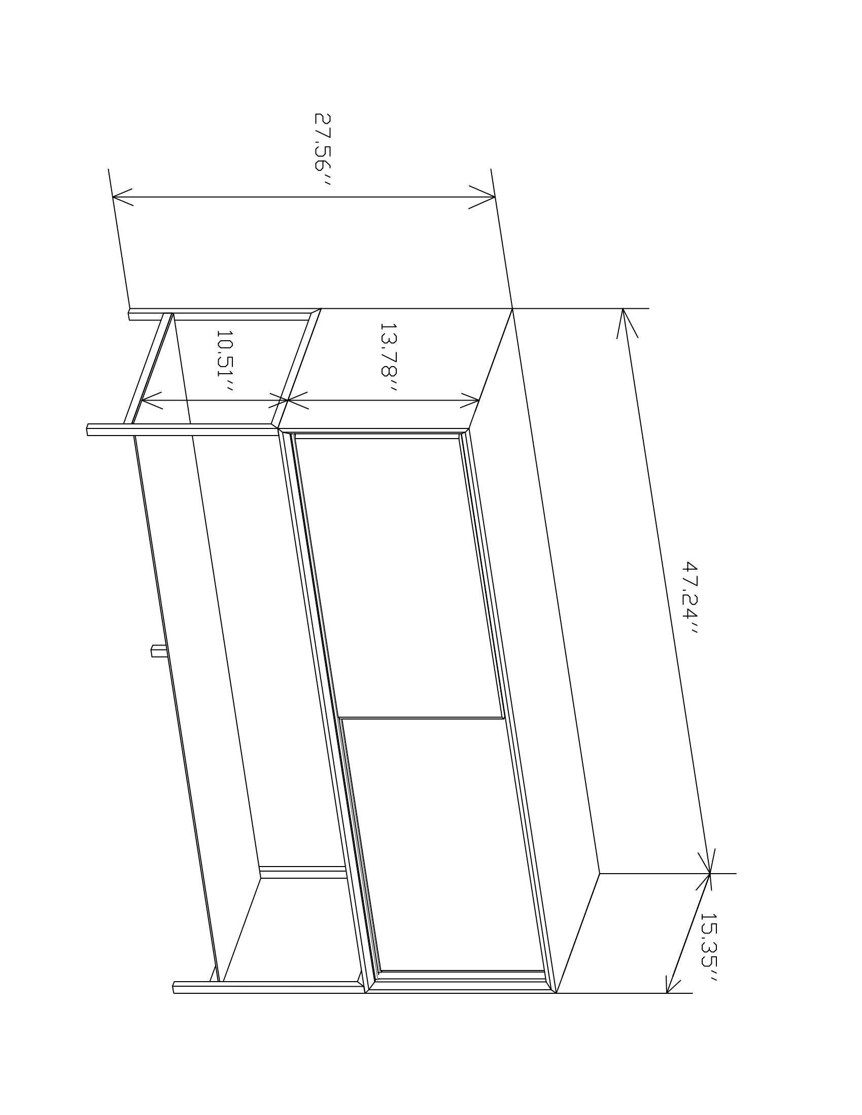 White Buffet Cabinet with Sliding Doors - Modern Dining Room Storage, 47.24"