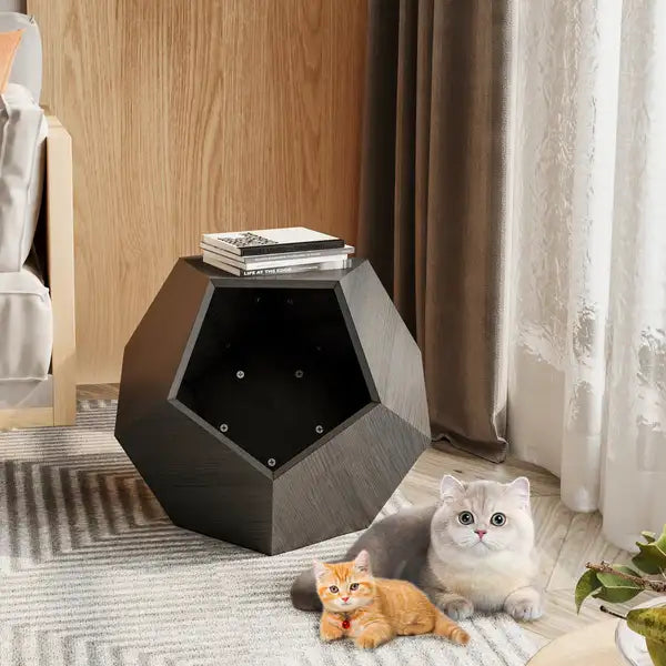 Modern Cat Carrier Sofa Side Table - Pet Furniture Planter