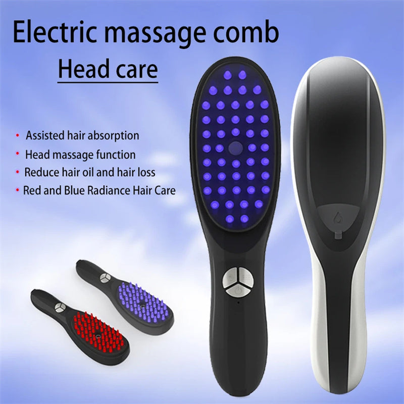 Scalp Massager Comb - Spray Hair Growth Phototherapy Hair Regrowth Brush