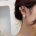 Butterfly Tassel Ear Clip Long Female Non-piercing Earrings - Minihomy