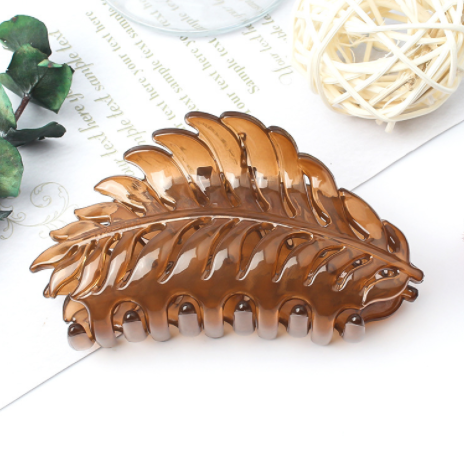 Version Of Leaf Hairpin Frosted Catch Clip Ball Head Set Hairpin Practical Hairpin