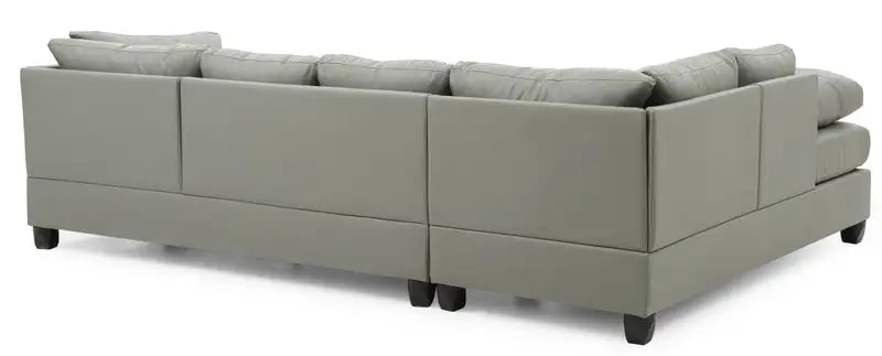 Malone Sectional Sofa, Gray - G642B-SC (3 Boxes)