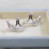 Women's Instagram Wings Earstuds Jewelry: Simple & Elegant