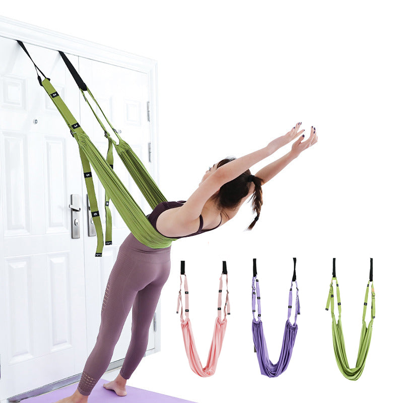 Yoga Auxiliary Stretch Belt - Hammock Swing for Stretching and Inversion Exercises