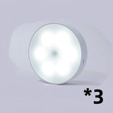 USB Rechargeable Motion Sensor Light - Wireless LED Puck Light for Kitchen Cabinet Lighting and Night Lamp