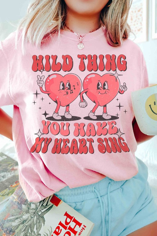 Plus Size - Wild Thing You Make My Heart Sing Tee