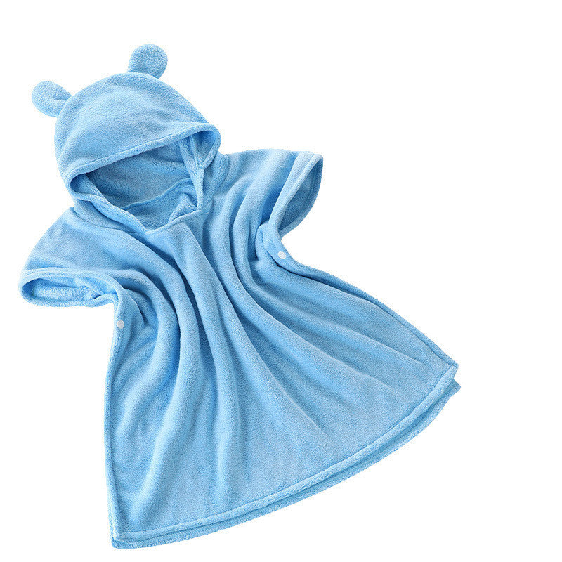 Children's bath towel cape