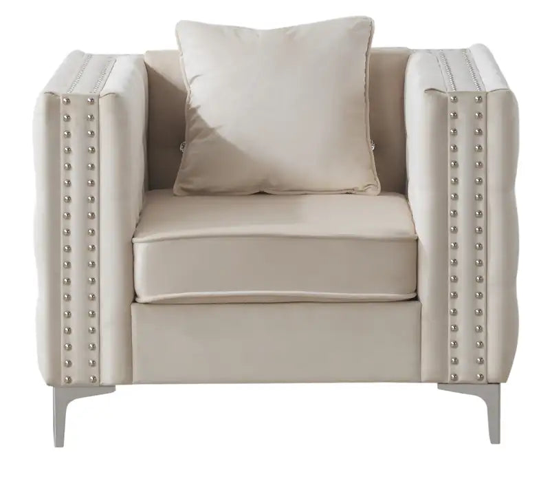 Paige G827A-C Ivory Chair - Glory Furniture