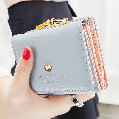 Buckle Change Bit Card Bag Multi-function Wallet