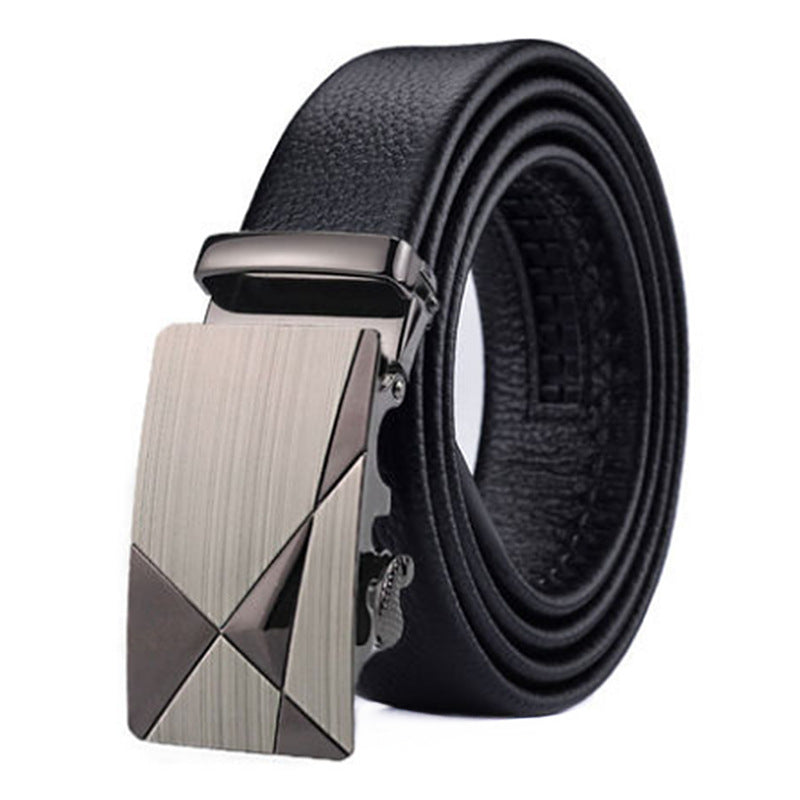 Men's Plus Size Extended Belt with Automatic Buckle